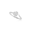 Anel Joy Cœur 0.15-Carat Diamond Pavé
