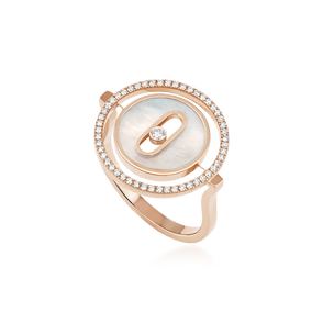 Anel Lucky Move PM White Mother-of-Pearl