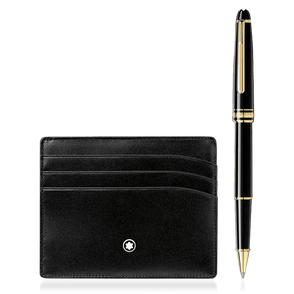 Conjunto Oferta com Meisterstück Classique Rollerball e Porta-cartões 6cc