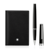 Conjunto com PIX Black Rollerball e Porta-Cartões Meisterstück