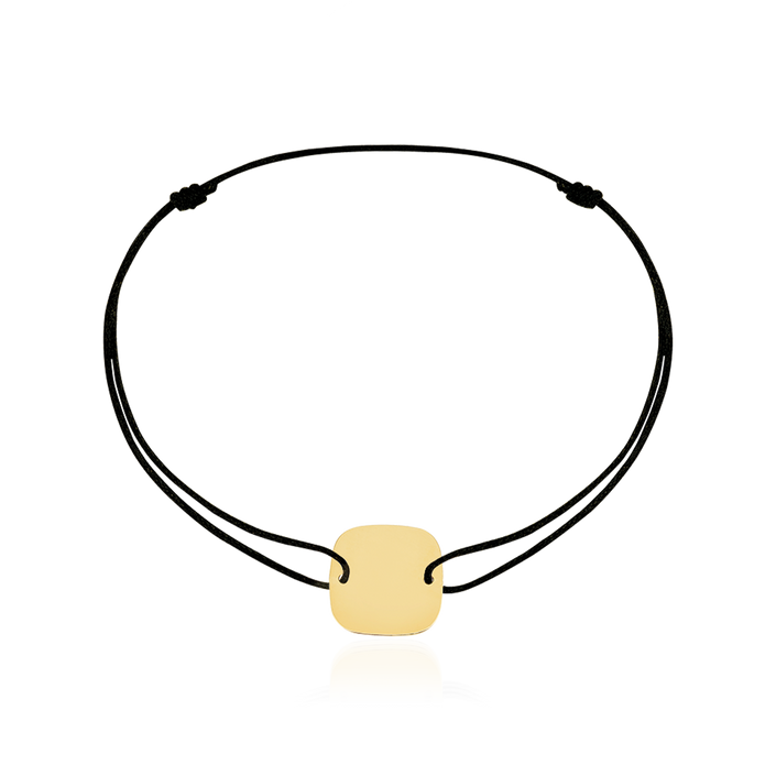 Pulseira Cordão Quadrado