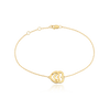 Pulseira Double Cœurs R10