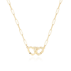 Colar Double Cœurs R9