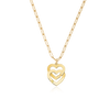 Fio com Pendente Double Cœurs R15