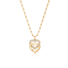 Fio com Pendente Double Cœurs R15