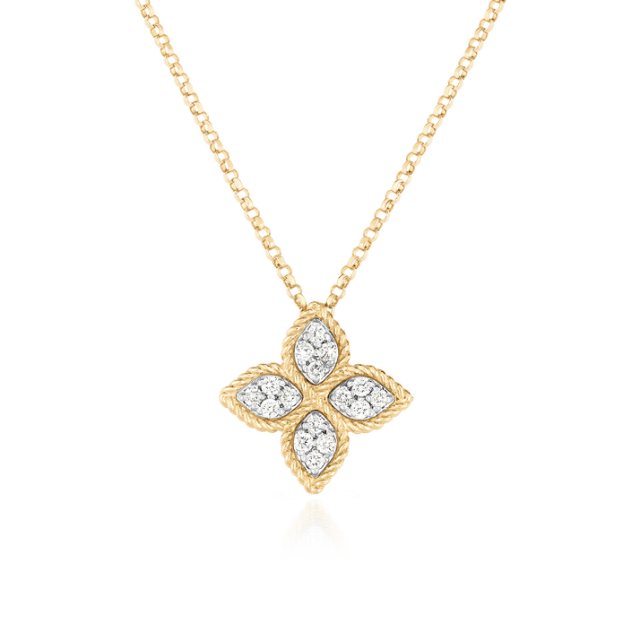 Fio com Pendente Princess Flower