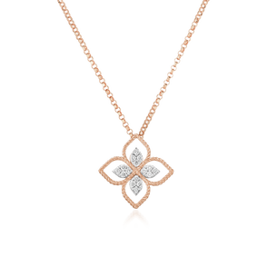 Fio com Pendente Princess Flower