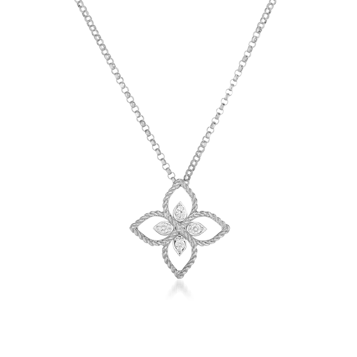 Fio com Pendente Princess Flower