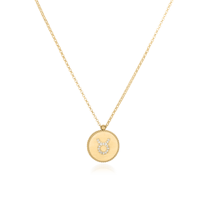 Fio com Pendente Venetian Princess Zodiac Taurus
