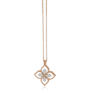 Fio com Pendente Princess Flower