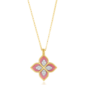 Fio com Pendente Princess Flower