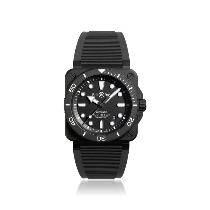 BR-03 Diver Black Matte Ceramic