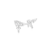 Brinco Serti sur Vide com 5 diamantes