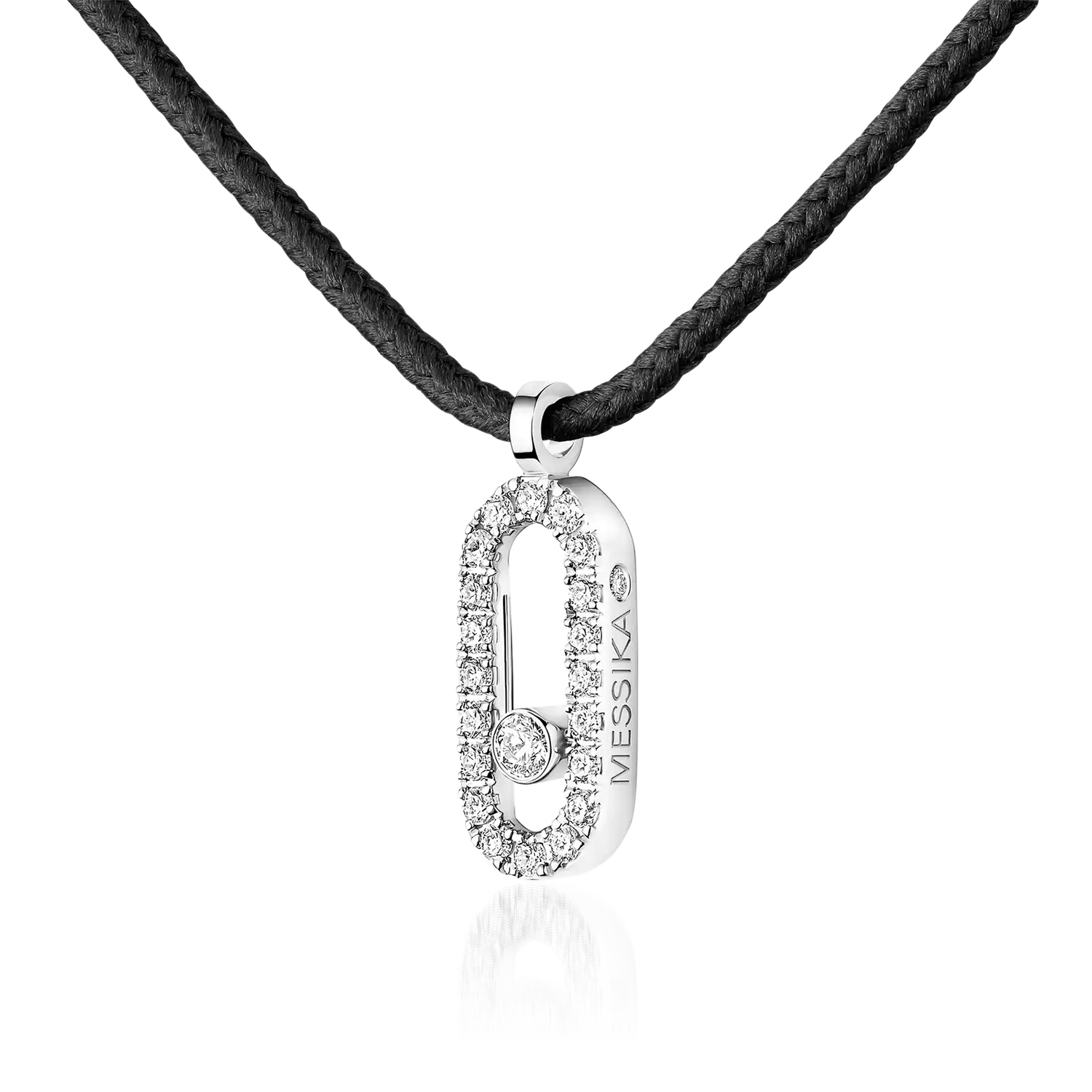 Colar Pavé Cordão Preto Messika CARE(s) - Main Image
