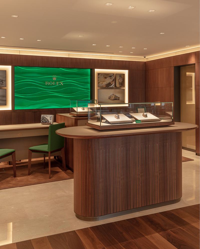 Descubra os nossos Showrooms Rolex David Rosas