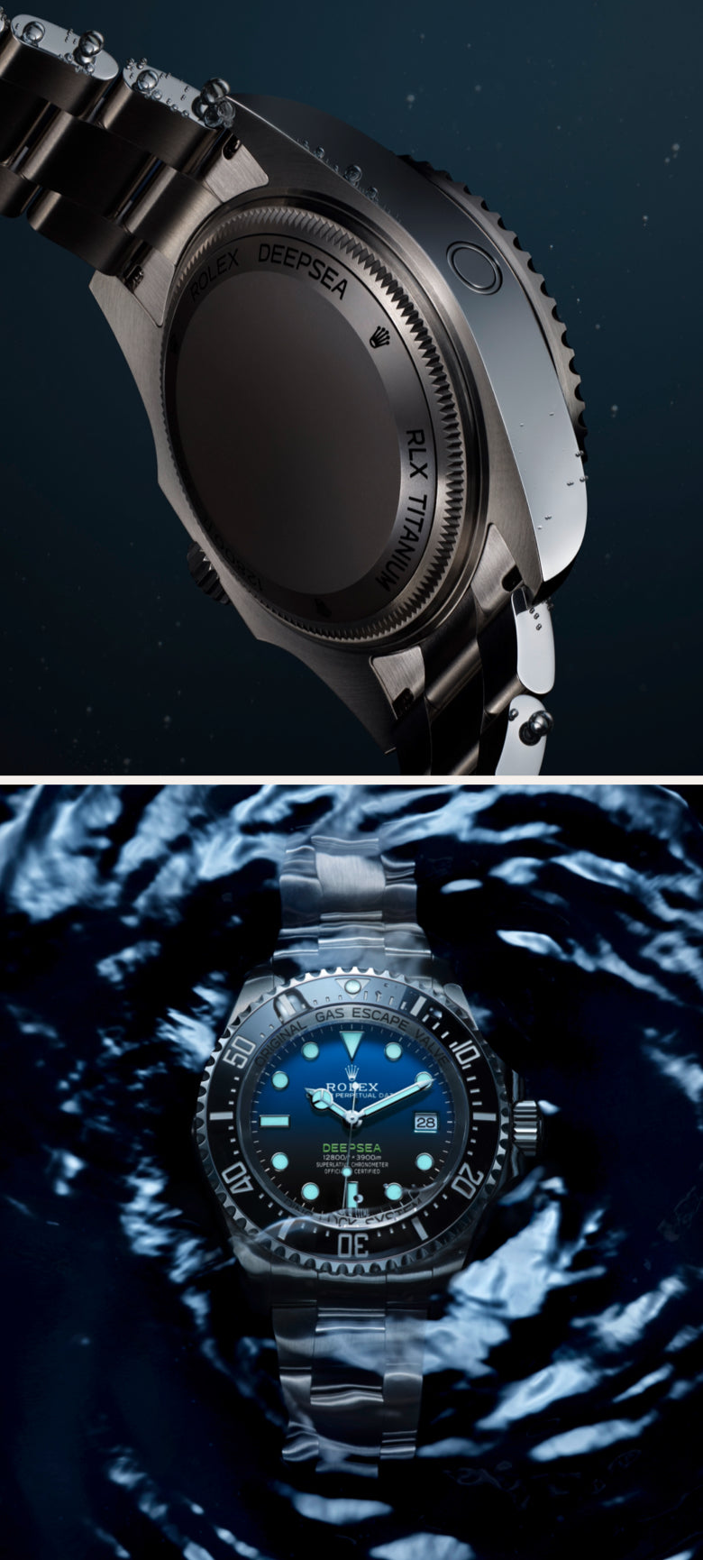 Válvula de hélio - Relógio Rolex Deepsea