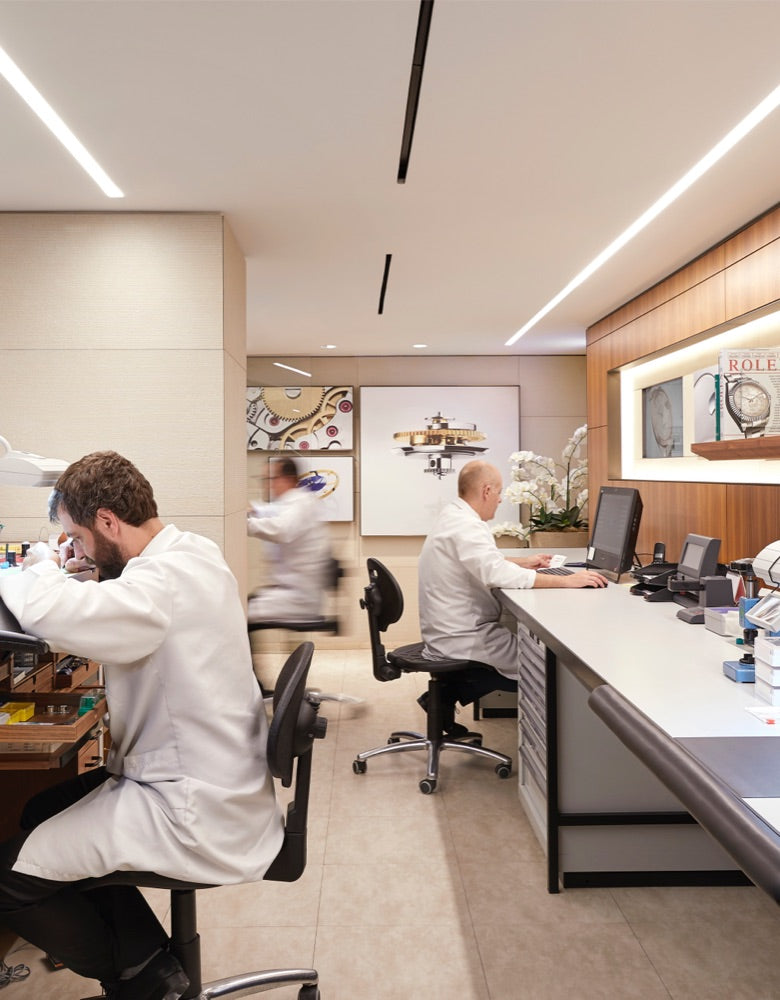 O seu centro de serviço autorizado Rolex na David Rosas