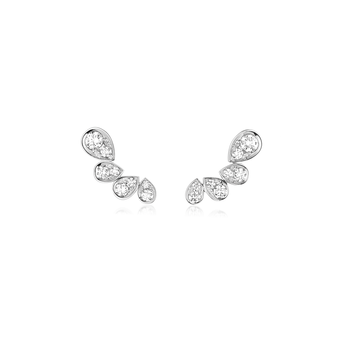 Brincos Joséphine Ronde d'Aigrettes