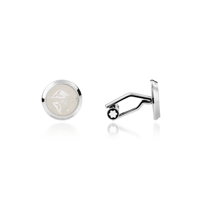 Botões de Punho 1858 Ice Sea