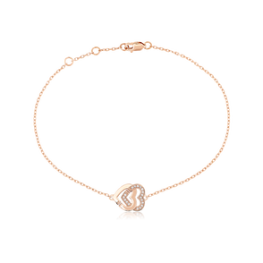 Pulseira Double Cœurs R10