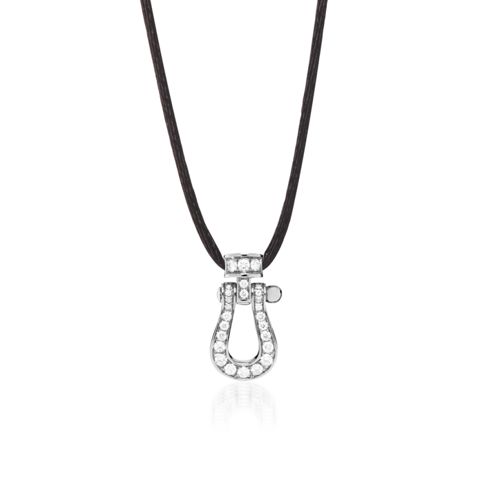 Pendente Fred Force 10 Ouro Branco E Diamantes