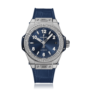 Big Bang One Click Steel Blue Diamonds