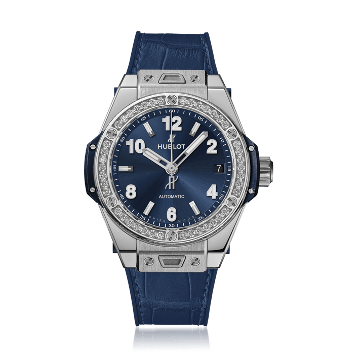 Hublot Big Bang One Click Steel Blue Diamonds