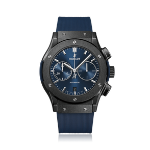 Classic Fusion Ceramic Blue Chronograph