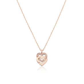 Fio com Pendente Double Cœurs R10