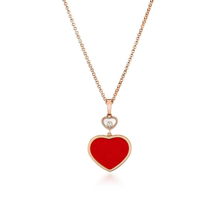 Chopard Fio Com Pendente Happy Hearts