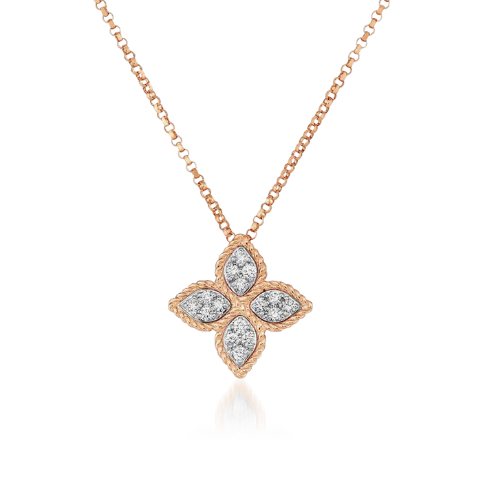 Fio com Pendente Princess Flower