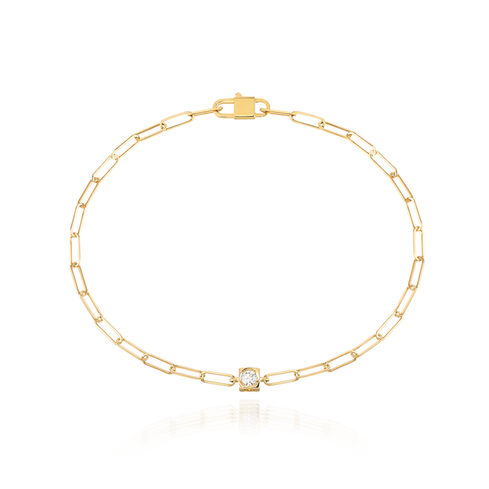 Pulseira Dinh Van Le Cube Diamant