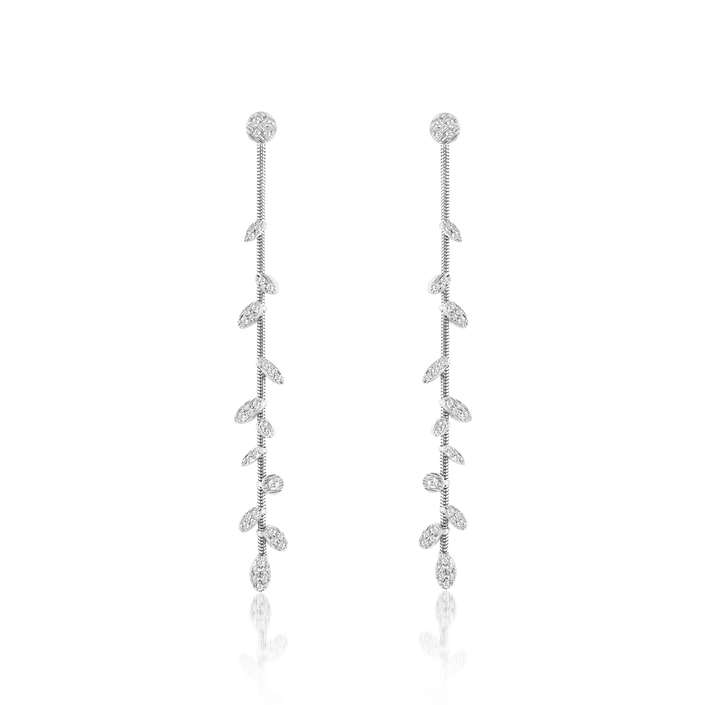 Par De Brincos Linear Luísa Rosas Be #m