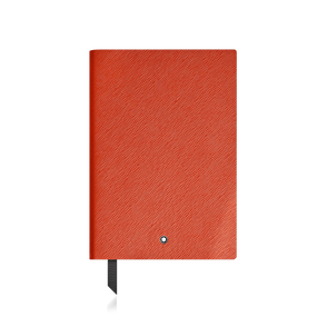 Caderno Médio em Couro Sartorial, Páginas Pautadas