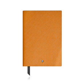 Caderno Médio em Couro Sartorial, Páginas Pautadas