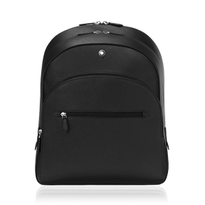 Mochila com 3 compartimentos em couro Sartorial