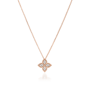 Fio com Pendente Princess Flower