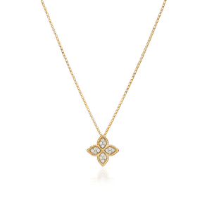 Fio com Pendente Princess Flower