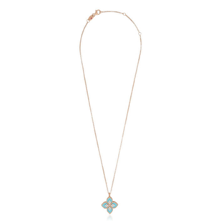 Fio com Pendente Princess Flower