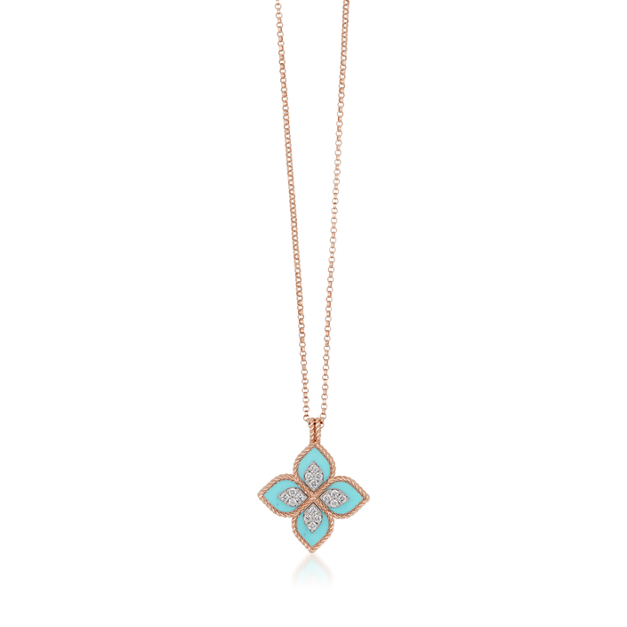 Fio com Pendente Princess Flower