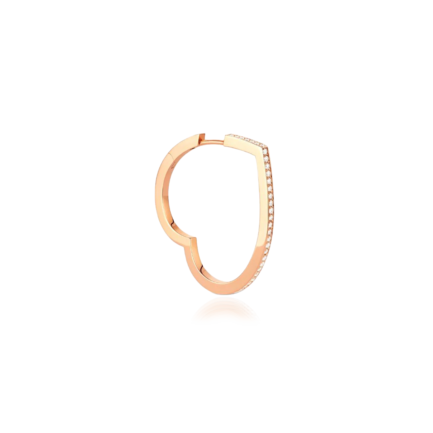 Brinco Argola Antifer Heart