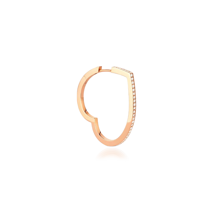 Brinco Argola Antifer Heart