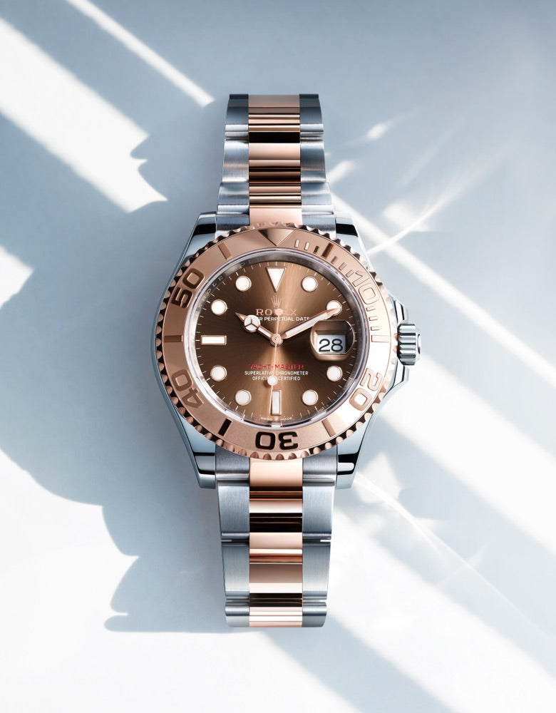 Relógio Rolex Yacht-Master - bracelete Oysterflex