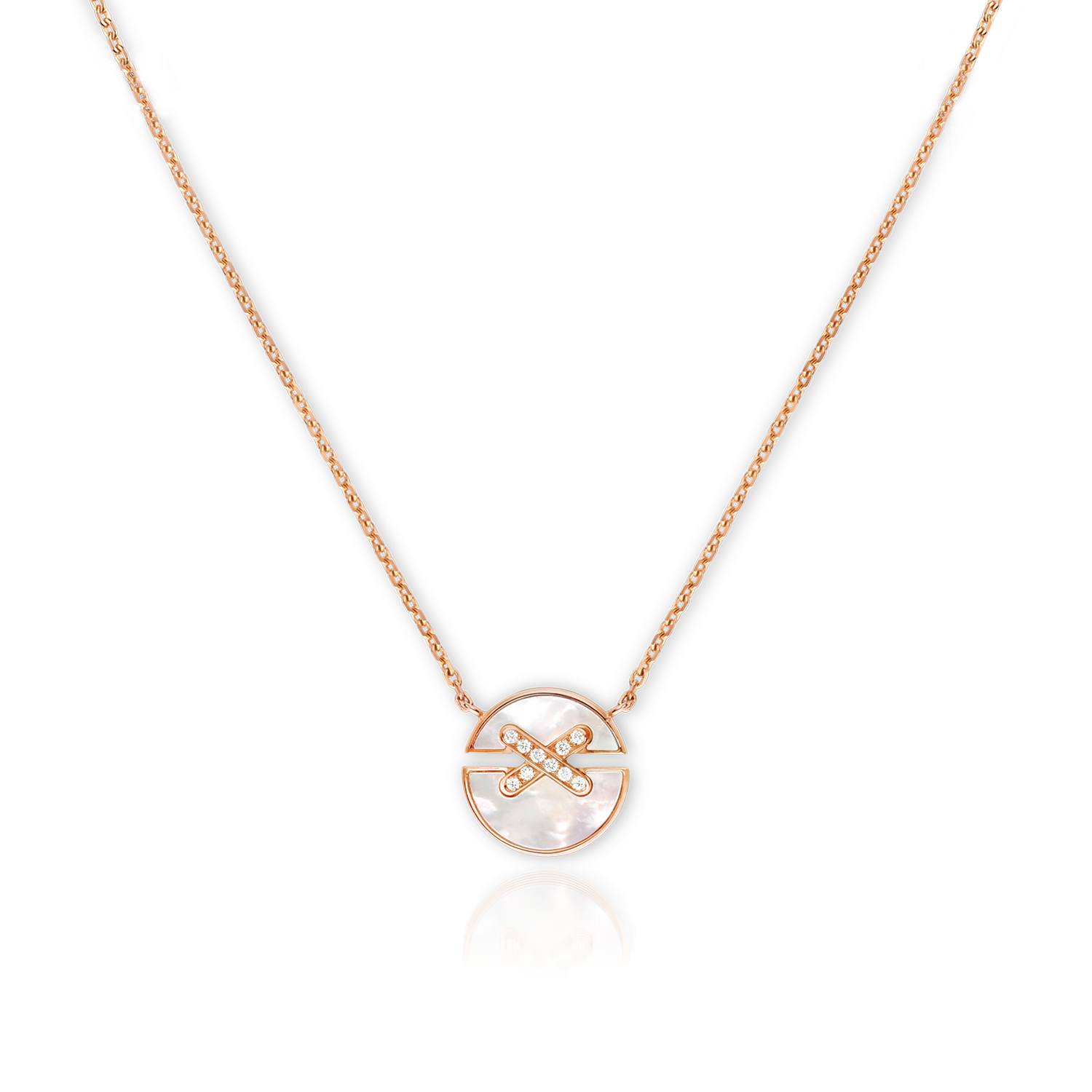 Chaumet Fio Com Pendente Jeux De Liens Harmony