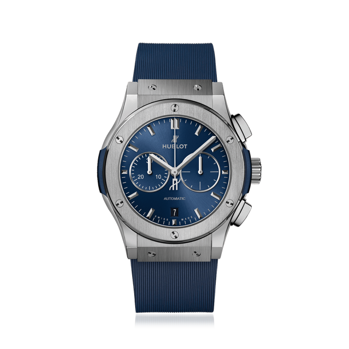 Classic Fusion Chronograph Titanium Blue