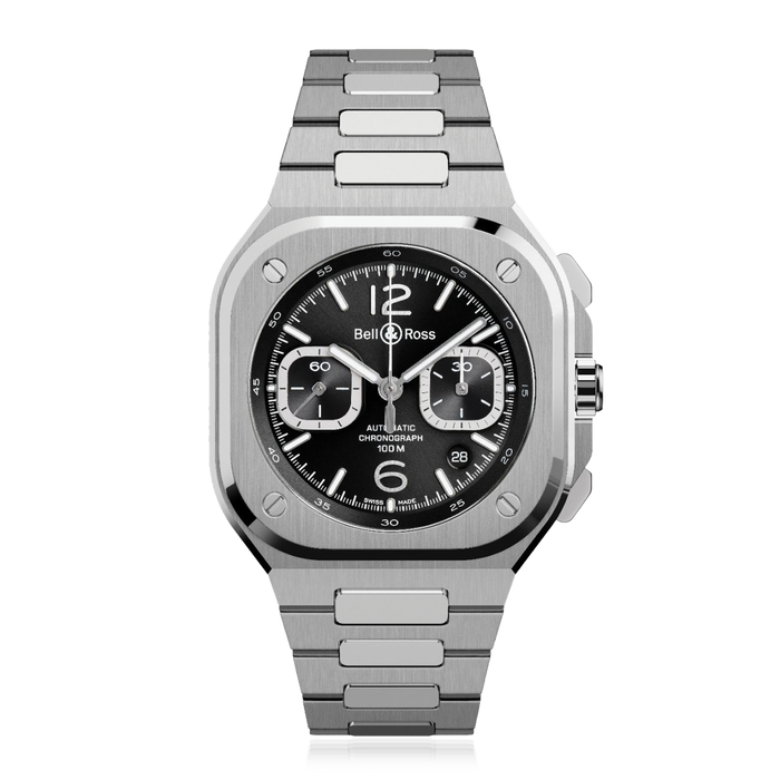 BR 05 Chrono Black Steel